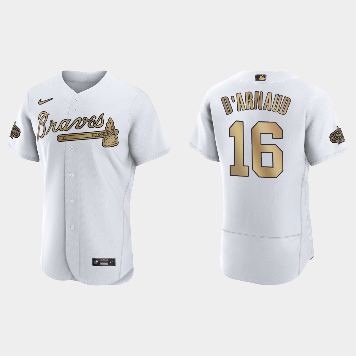 Travis d'Arnaud Atlanta Braves 2022 MLB All-Star Game Jersey - White