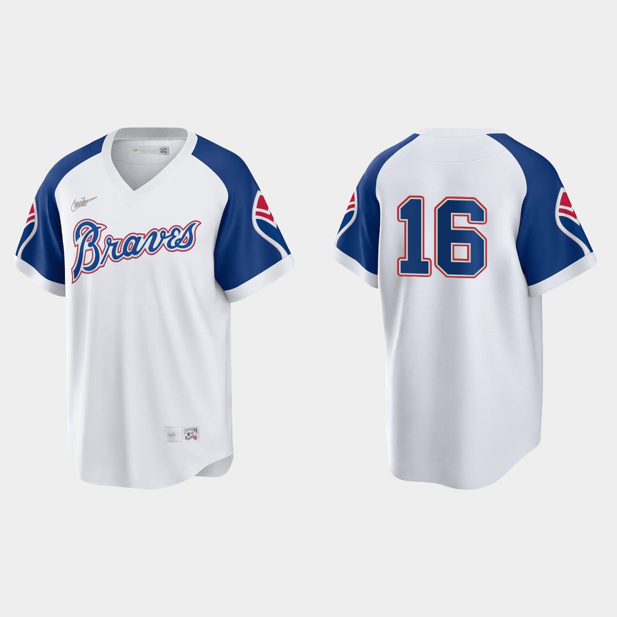 Travis d'Arnaud Atlanta Braves Cooperstown Home Jersey - White