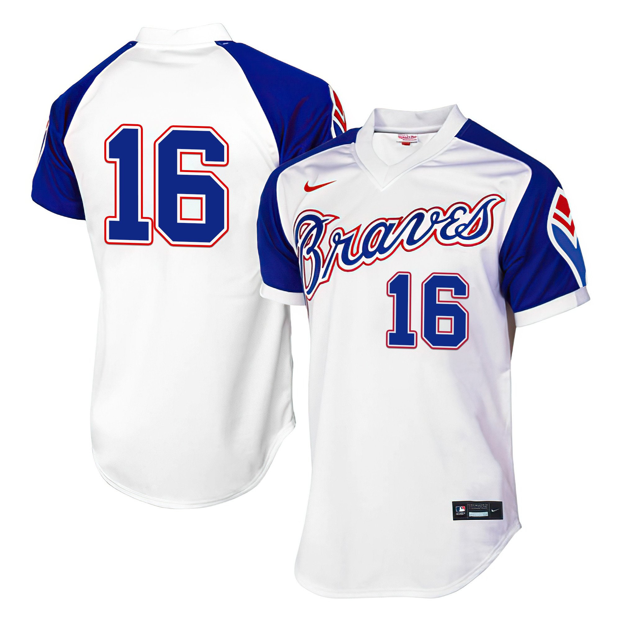 Travis d'Arnaud Men's Atlanta Braves 1974 Throwback 1974 Jersey - All Stitched
