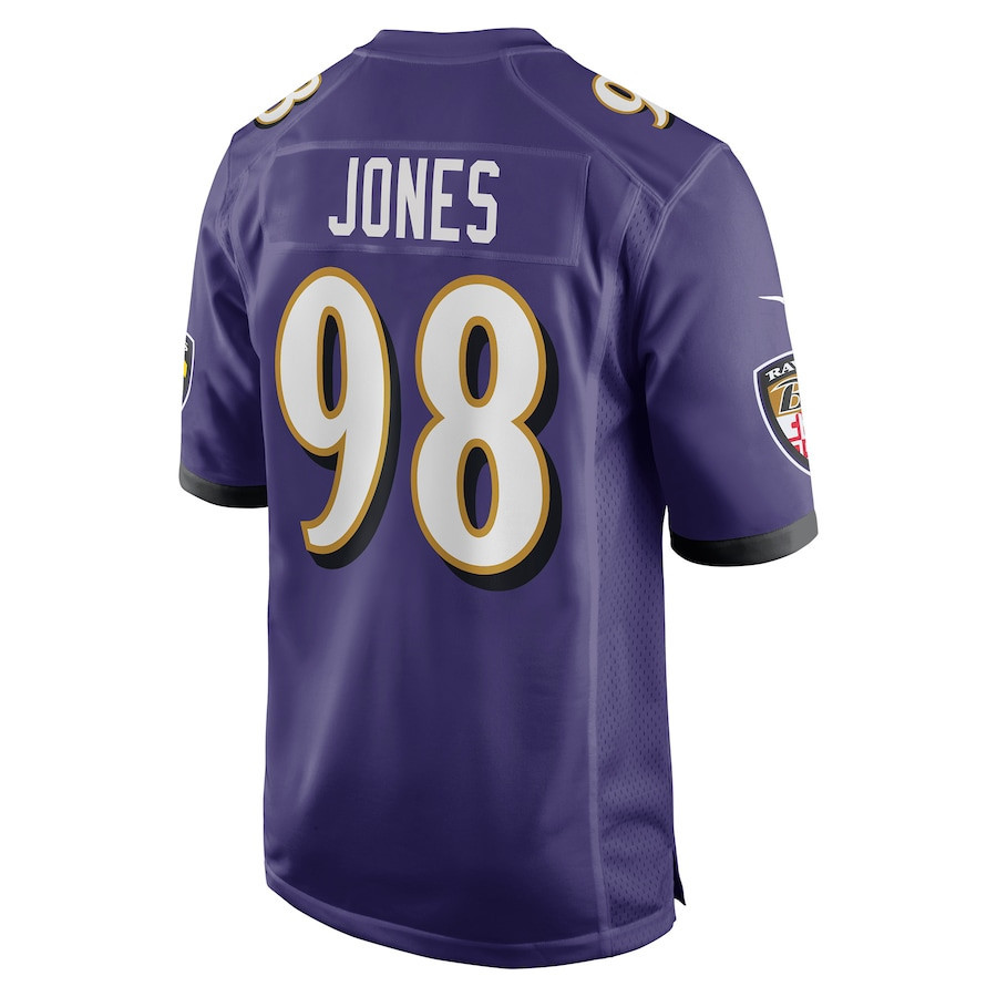 Travis Jones Baltimore Ravens Player Game Stitched Jersey – Purple Travis Jones Baltimore Ravens Player Game Stitched Jersey – Purple