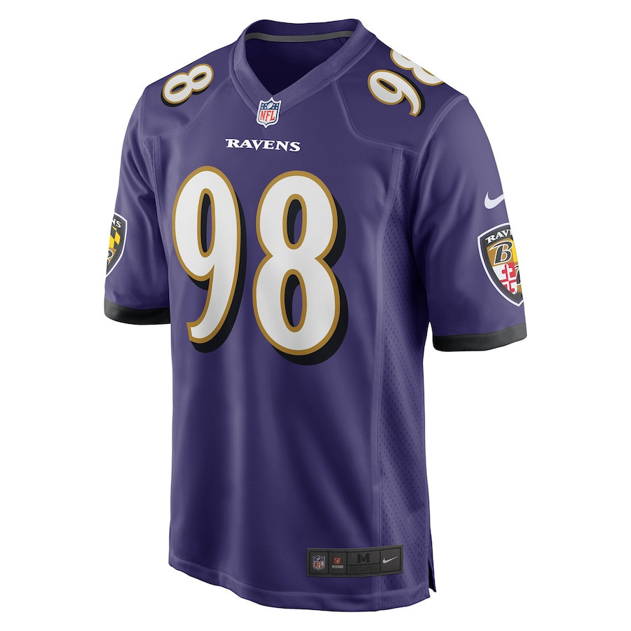 Travis Jones Baltimore Ravens Player Game Stitched Jersey – Purple Travis Jones Baltimore Ravens Player Game Stitched Jersey – Purple
