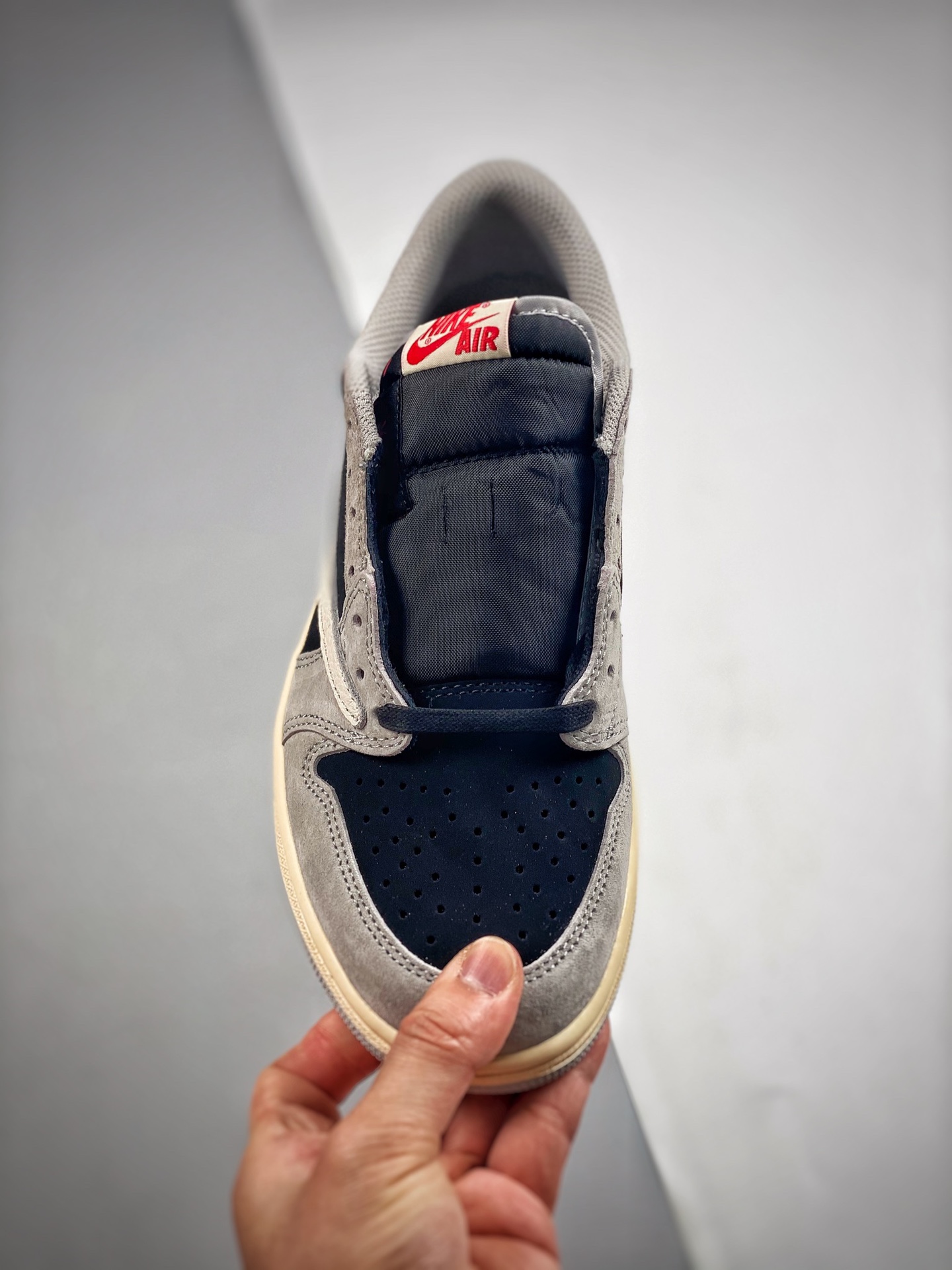 Travis Scott x Air Jordan 1 Low OG SP Grey/Black/Cream For Sale