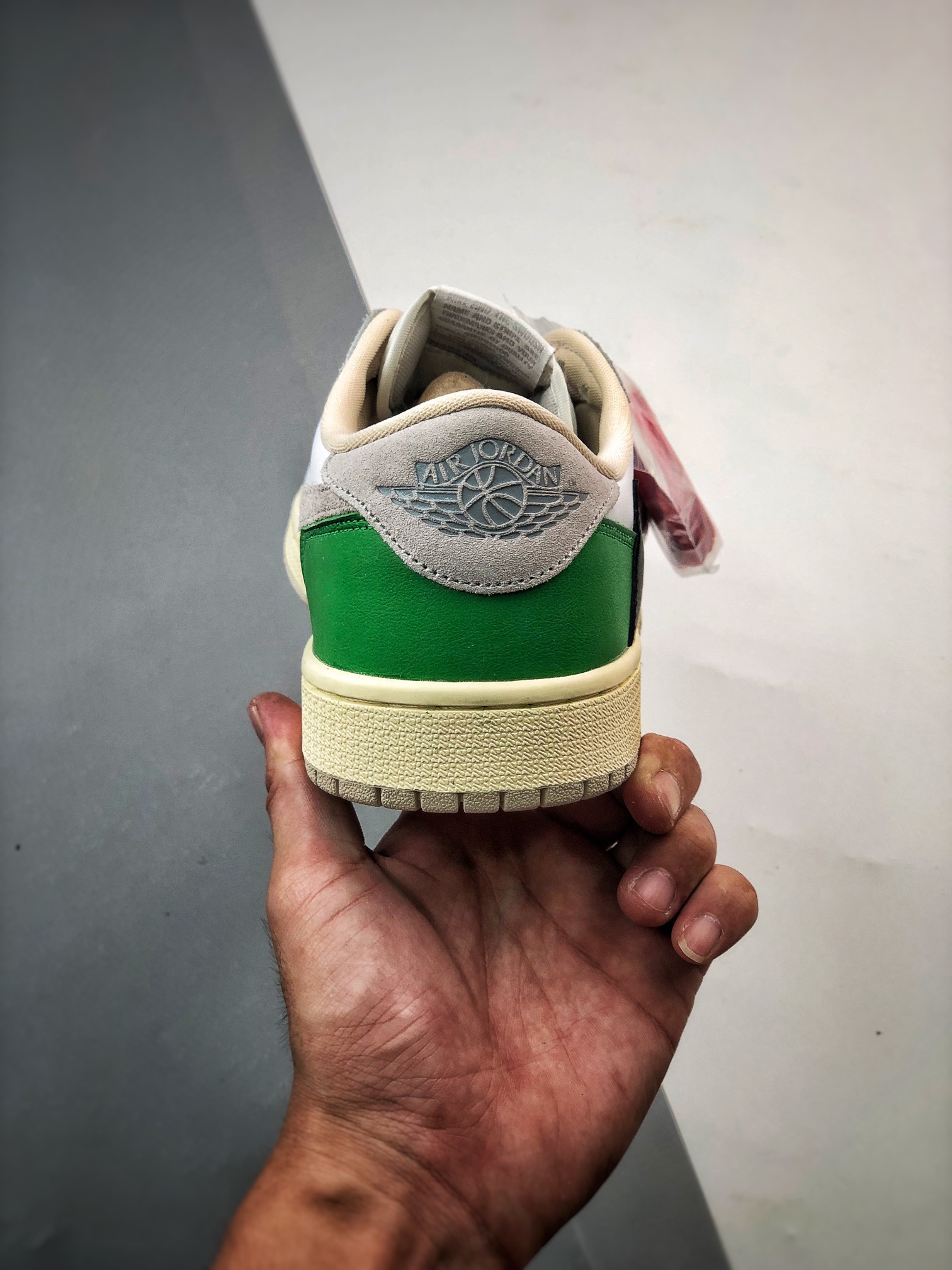 Travis Scott x Air Jordan 1 Low OG SP White Green Black For Sale