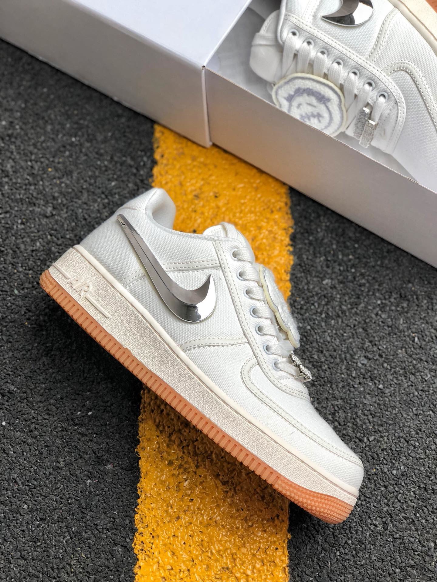 Travis Scott x Nike Air Force 1 Low “Sail” For Sale