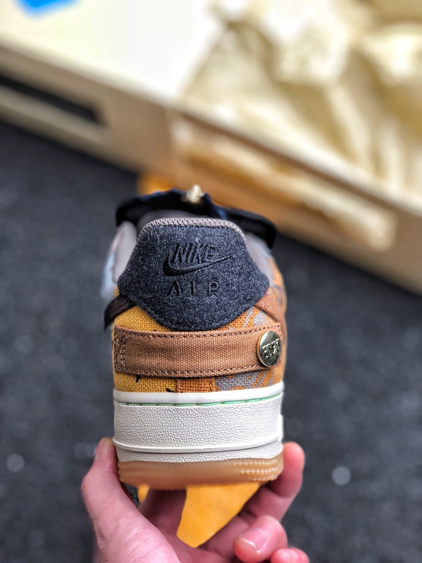 Travis Scott x Nike Air Force 1 Low Multi-Color/Muted For Sale