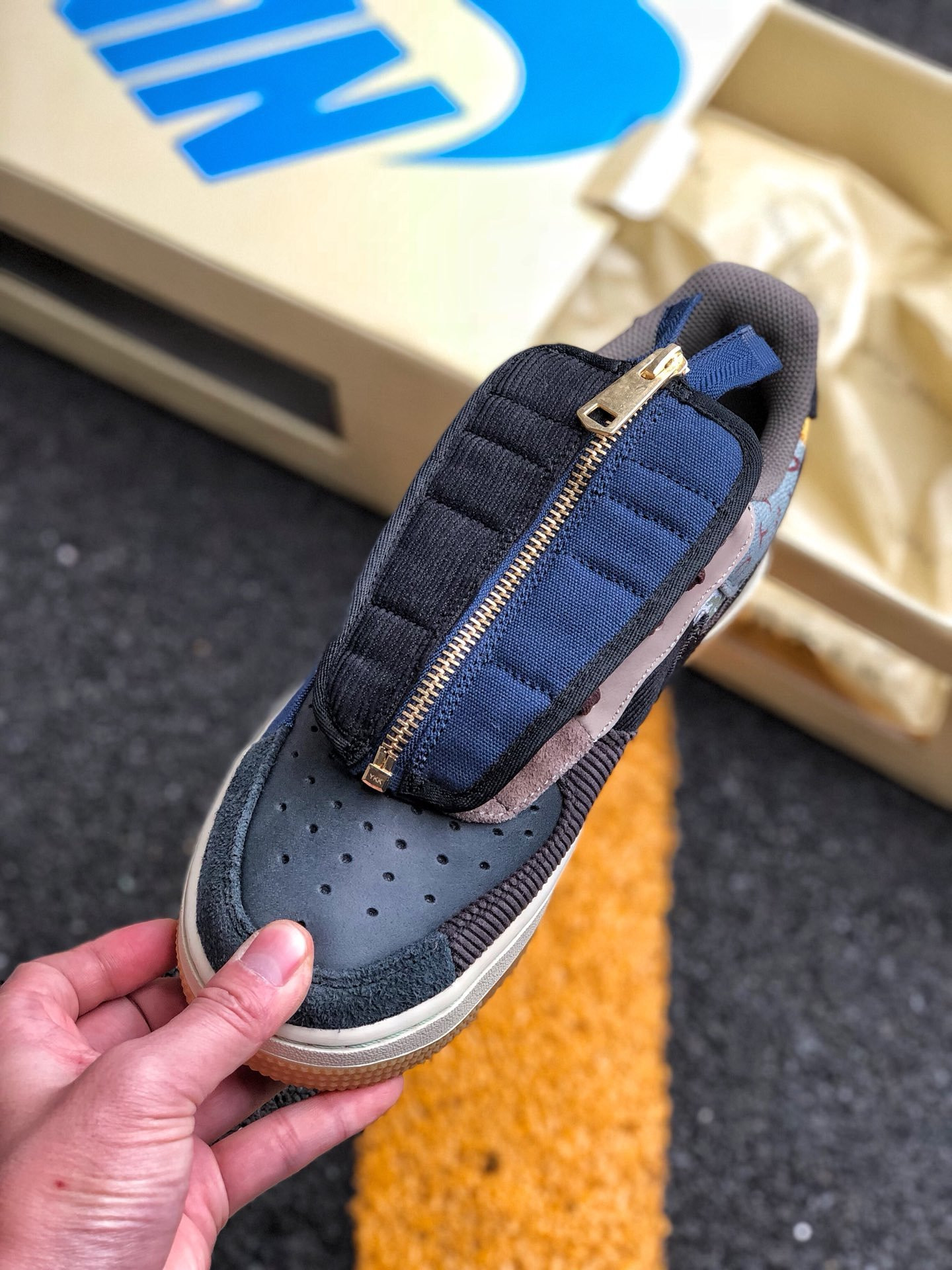 Travis Scott x Nike Air Force 1 Low Multi-Color/Muted For Sale