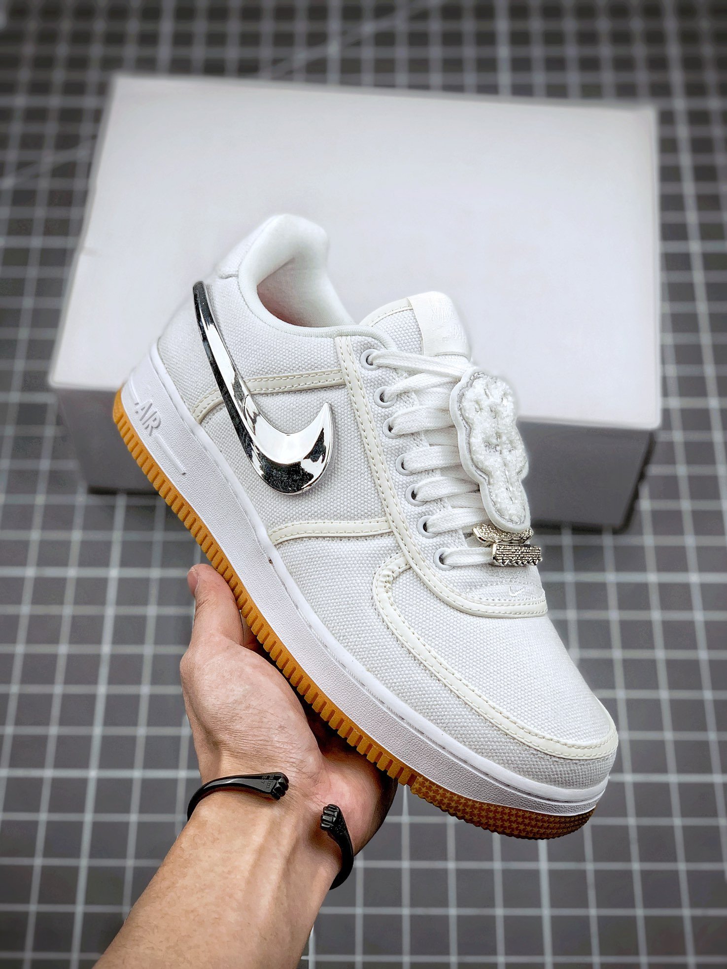 Travis Scott x Nike Air Force 1 Low White For Sale