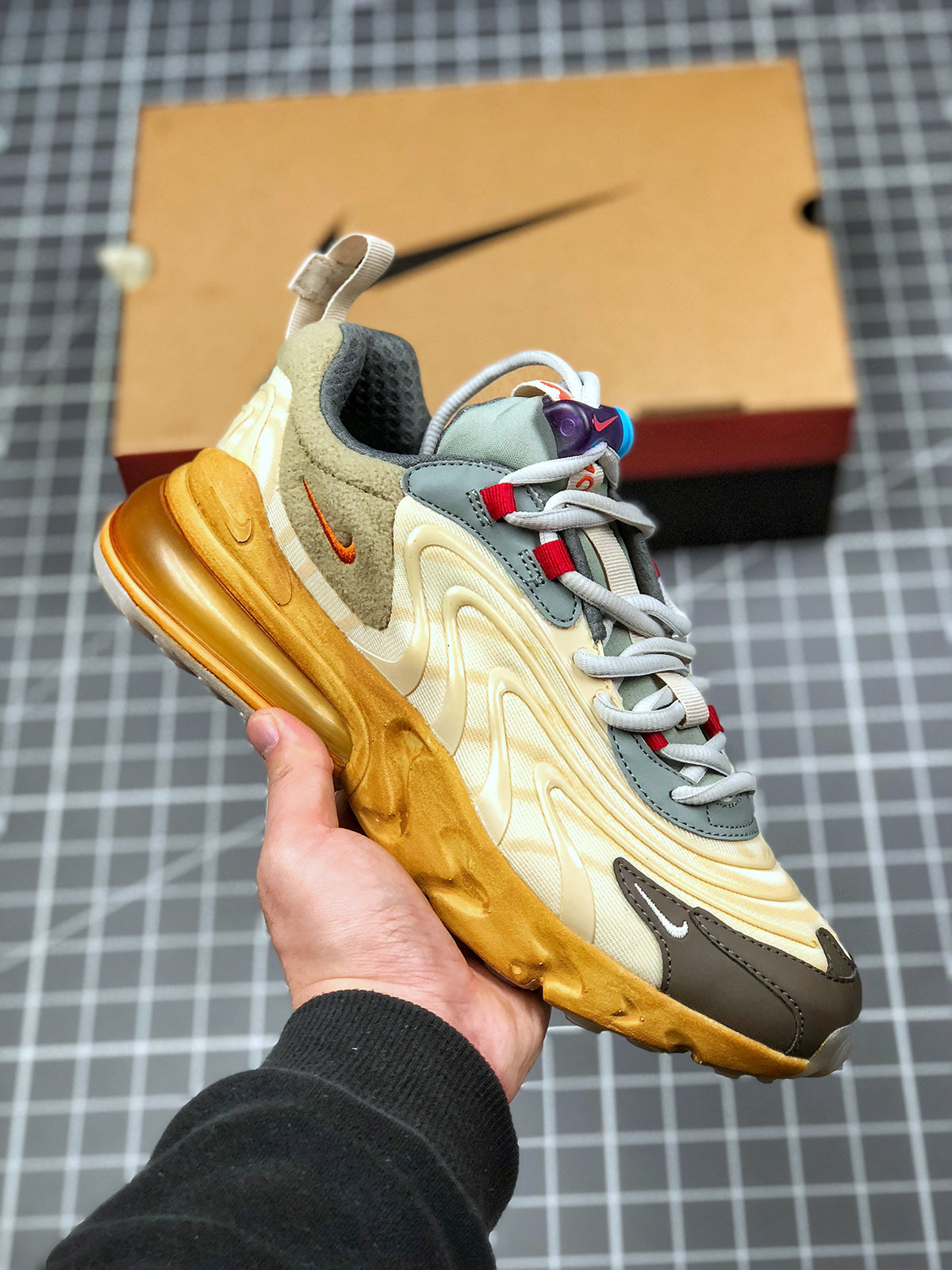 Travis Scott x Nike Air Max 270 React Cactus Trails For Sale