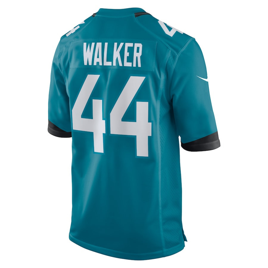 Travon Walker 44 Jacksonville Jaguars 2022 Draft First Round Pick Game Stitched Jersey In Teal
