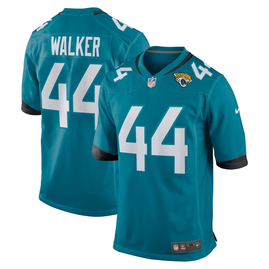 Travon Walker 44 Jacksonville Jaguars 2022 Draft First Round Pick Game Stitched Jersey In Teal