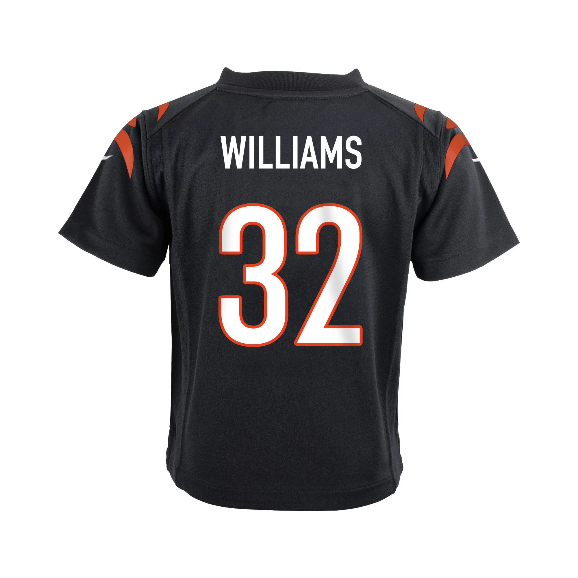 Trayveon Williams 32 Cincinnati Bengals Super Bowl LVII Champions Youth Game Stitched Jersey – Black