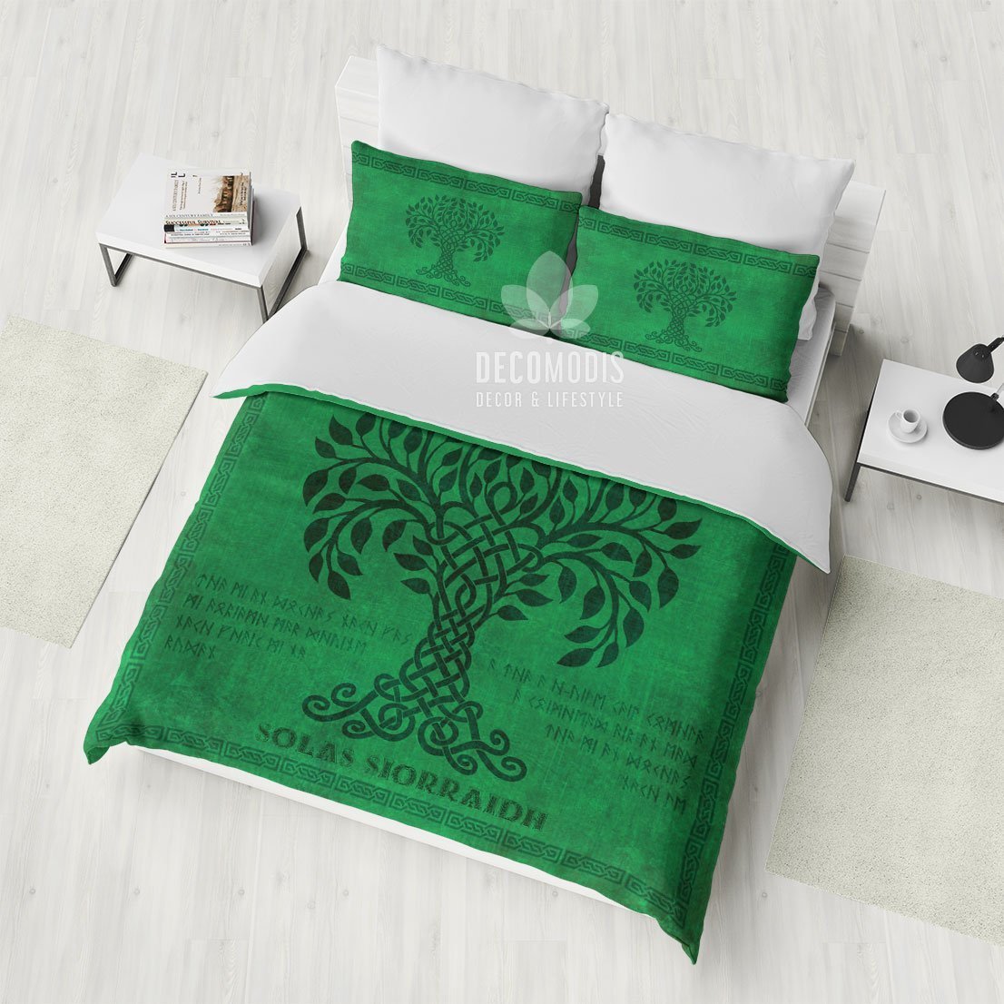 Tree Of Life , Celtic , Medieval Style , Celtic Totem Duvet Cover Bedding Set