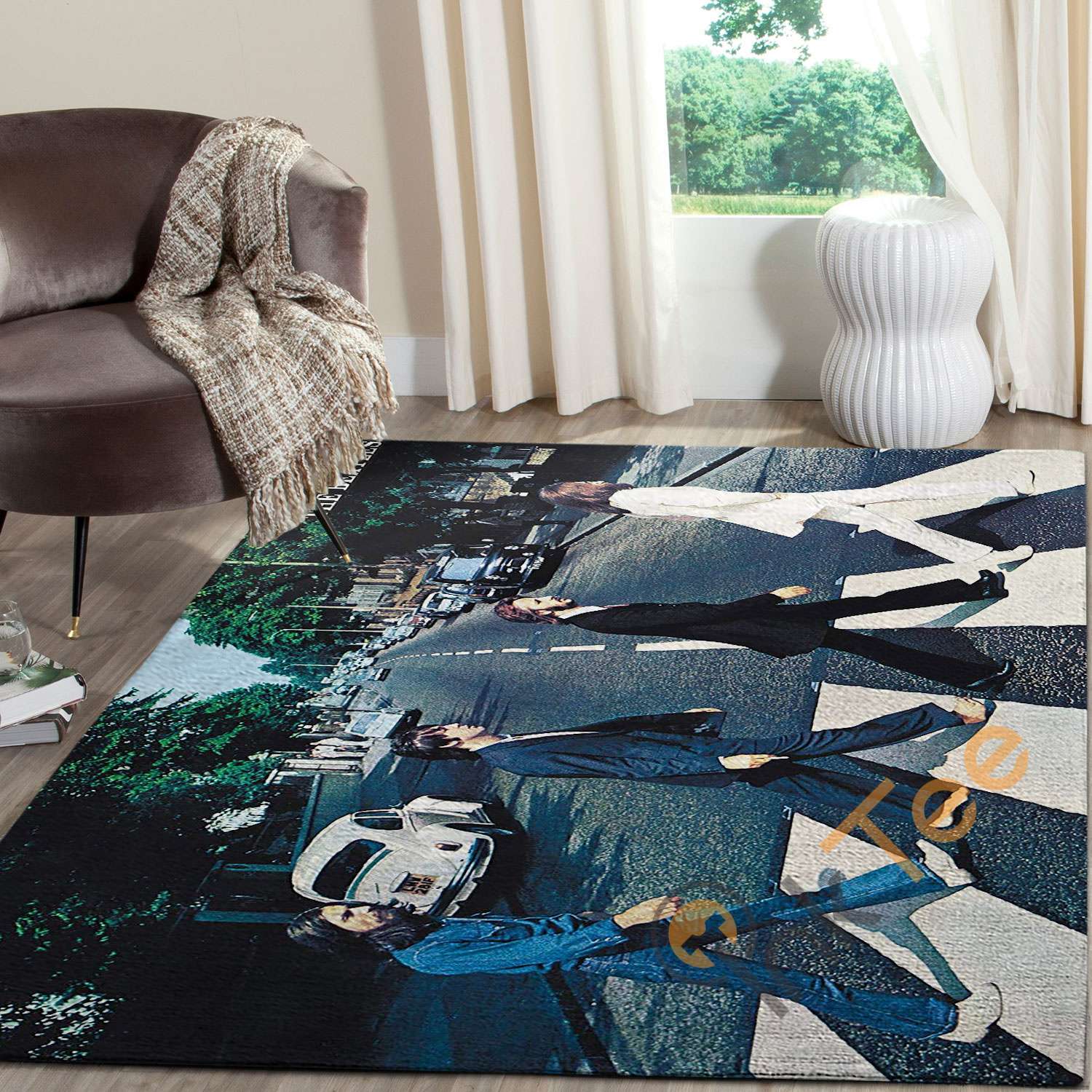 Trends International Beatles Abbey Road Rectangle Rug