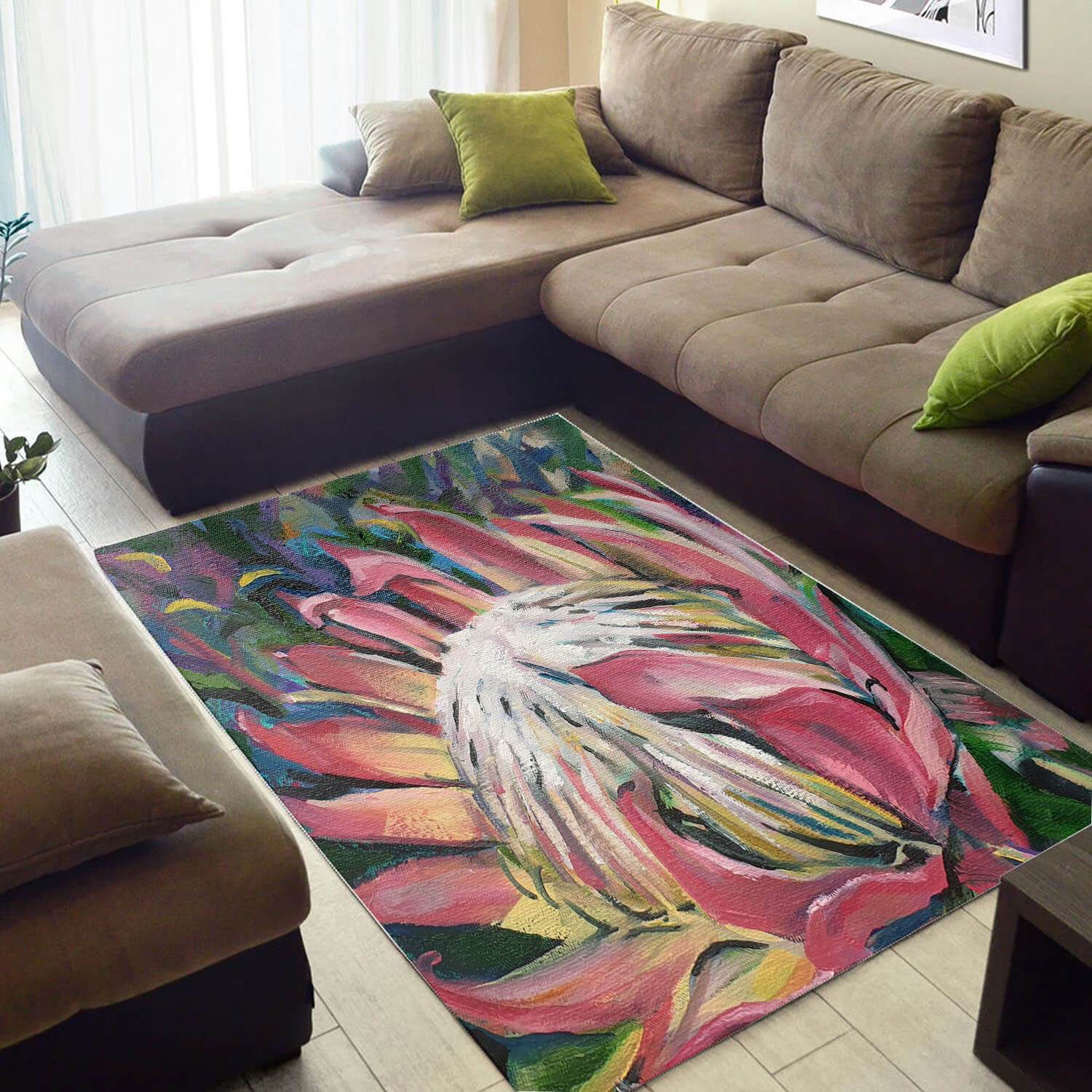 Trendy African American Adorable Afrocentric Pattern Art Style Area House Rectangle Rug