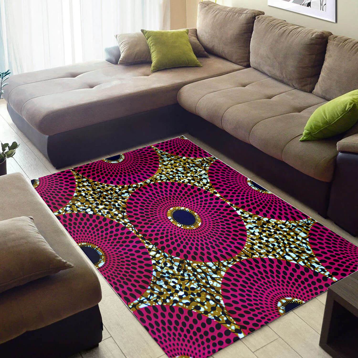 Trendy African Attractive Black History Month Afrocentric Art Carpet Inspired Home Rectangle Rug