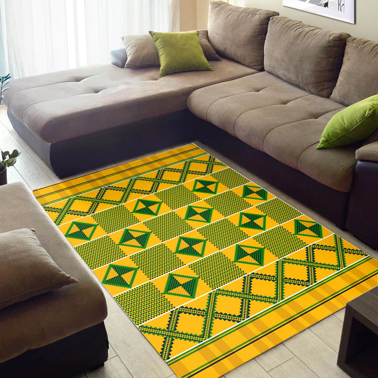 Trendy African Attractive Black History Month Seamless Pattern Style Area Themed Home Rectangle Rug