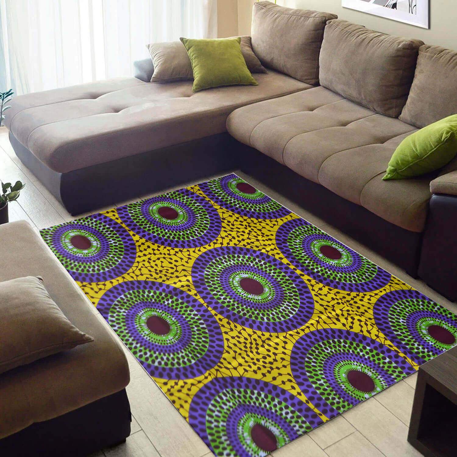 Trendy African Awesome American Black Art Seamless Pattern Design Floor Inspired Living Room Rectangle Rug