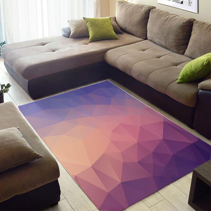 Trendy African Cute Themed Afro Woman Carpet Inspired Home Rectangle Rug