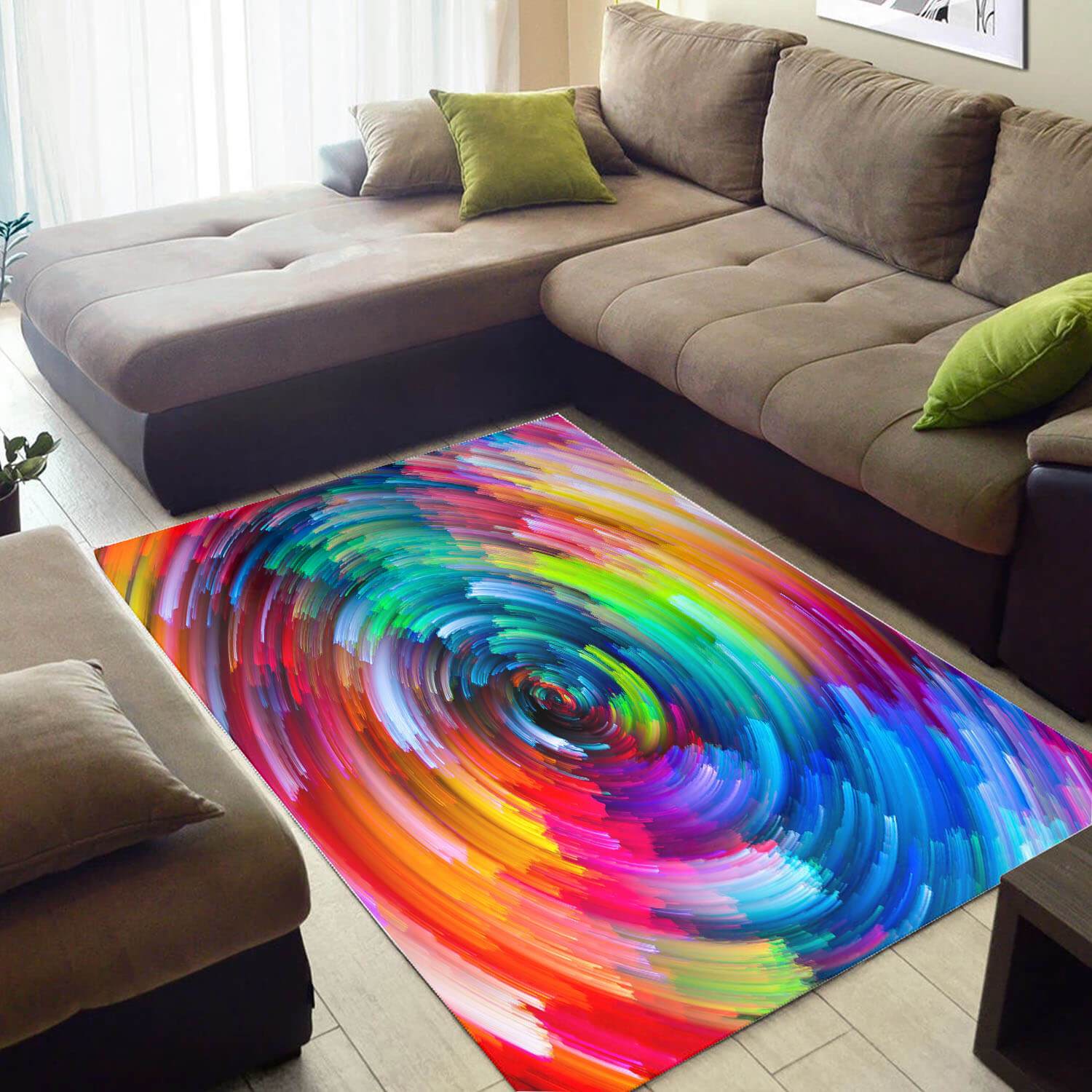 Trendy African Style Cool Themed Afrocentric Art Large Inspired Living Room Rectangle Rug