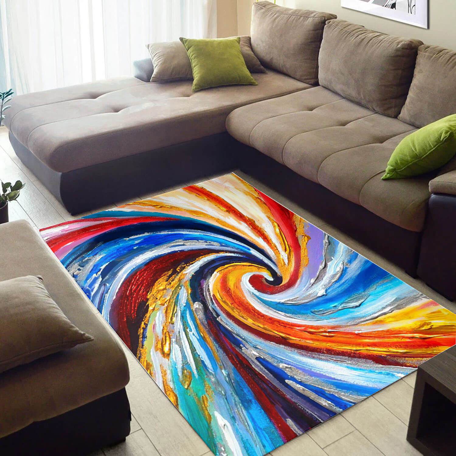 Trendy African Style Nice Afrocentric Art Carpet House Rectangle Rug