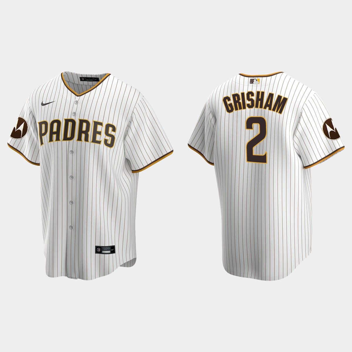 Trent Grisham San Diego Padres 2023 Motorola Patch Jersey - White