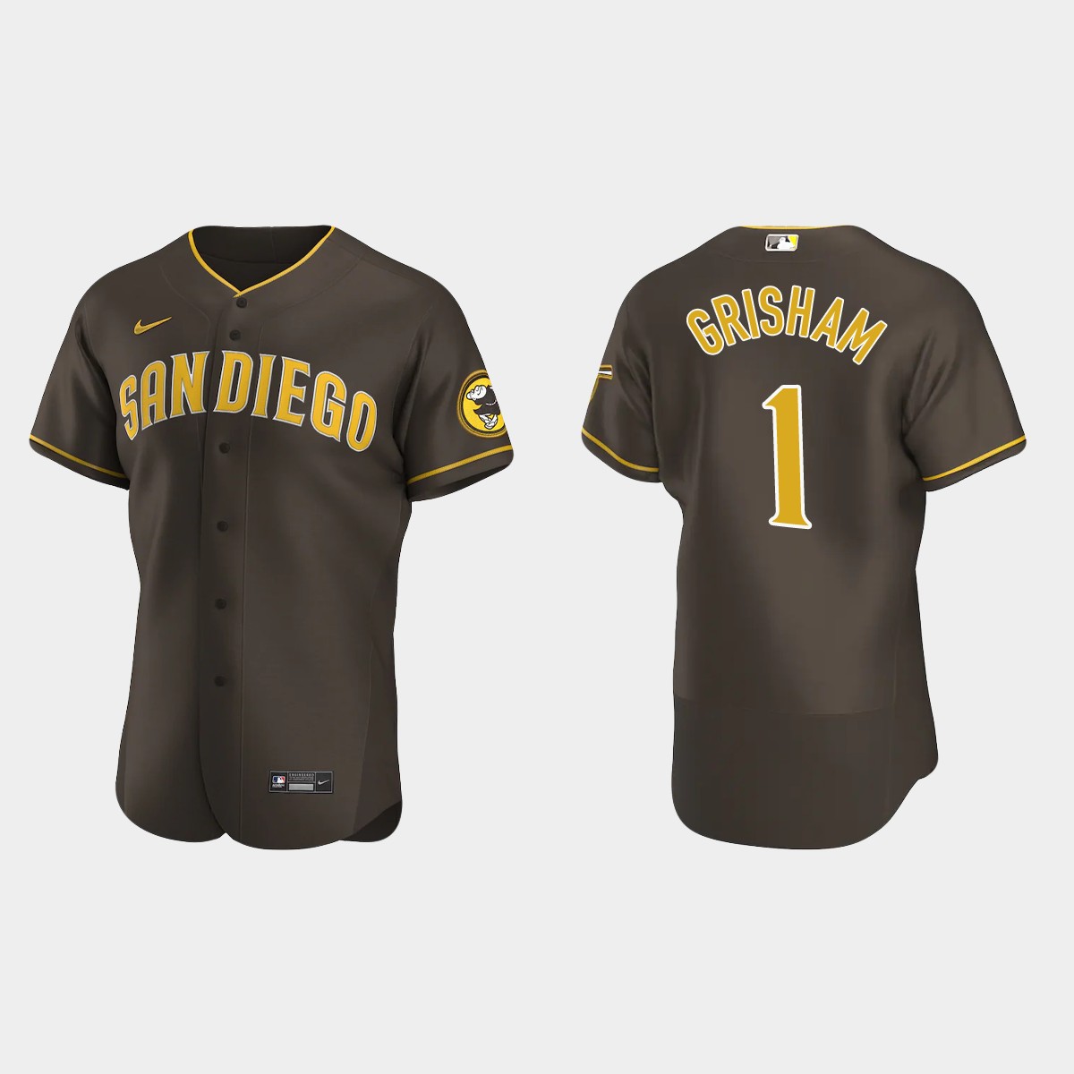 Trent Grisham San Diego Padres Road Jersey - Brown