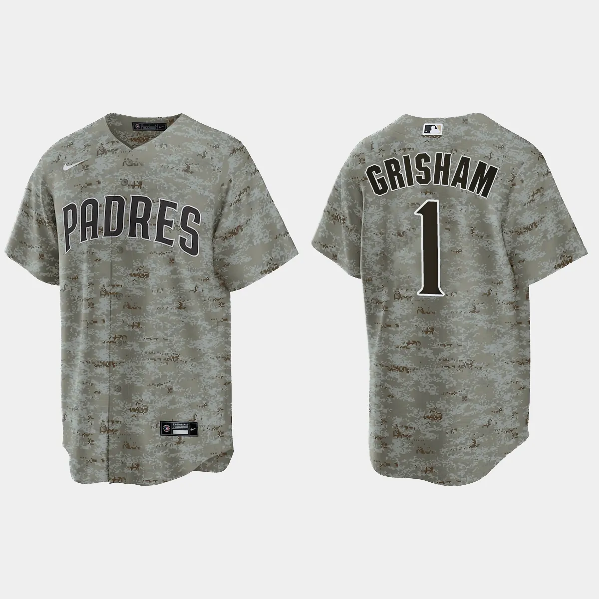 Trent Grisham San Diego Padres USMC Jersey - Camo