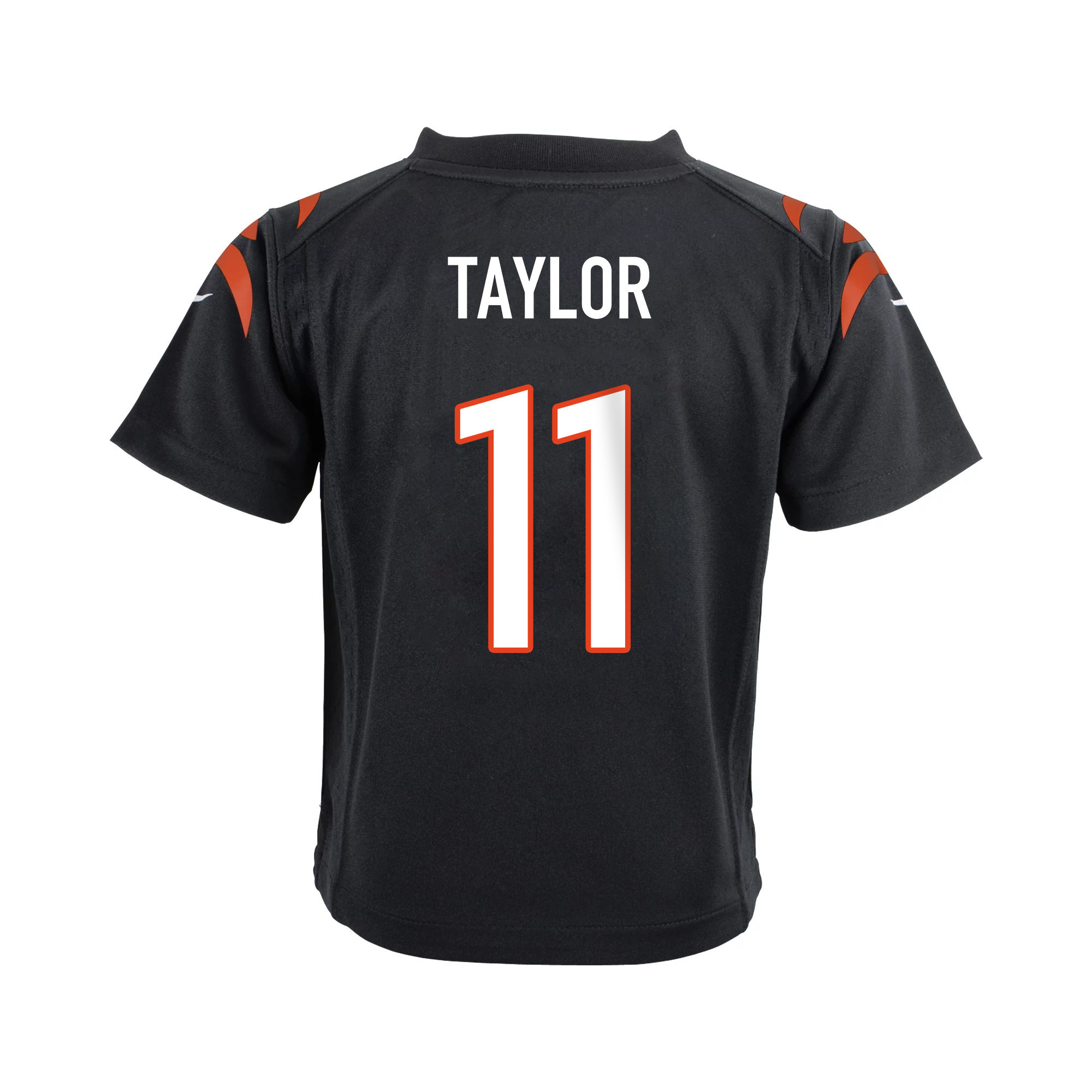 Trent Taylor 11 Cincinnati Bengals Super Bowl LVII Champions Youth Game Stitched Jersey – Black