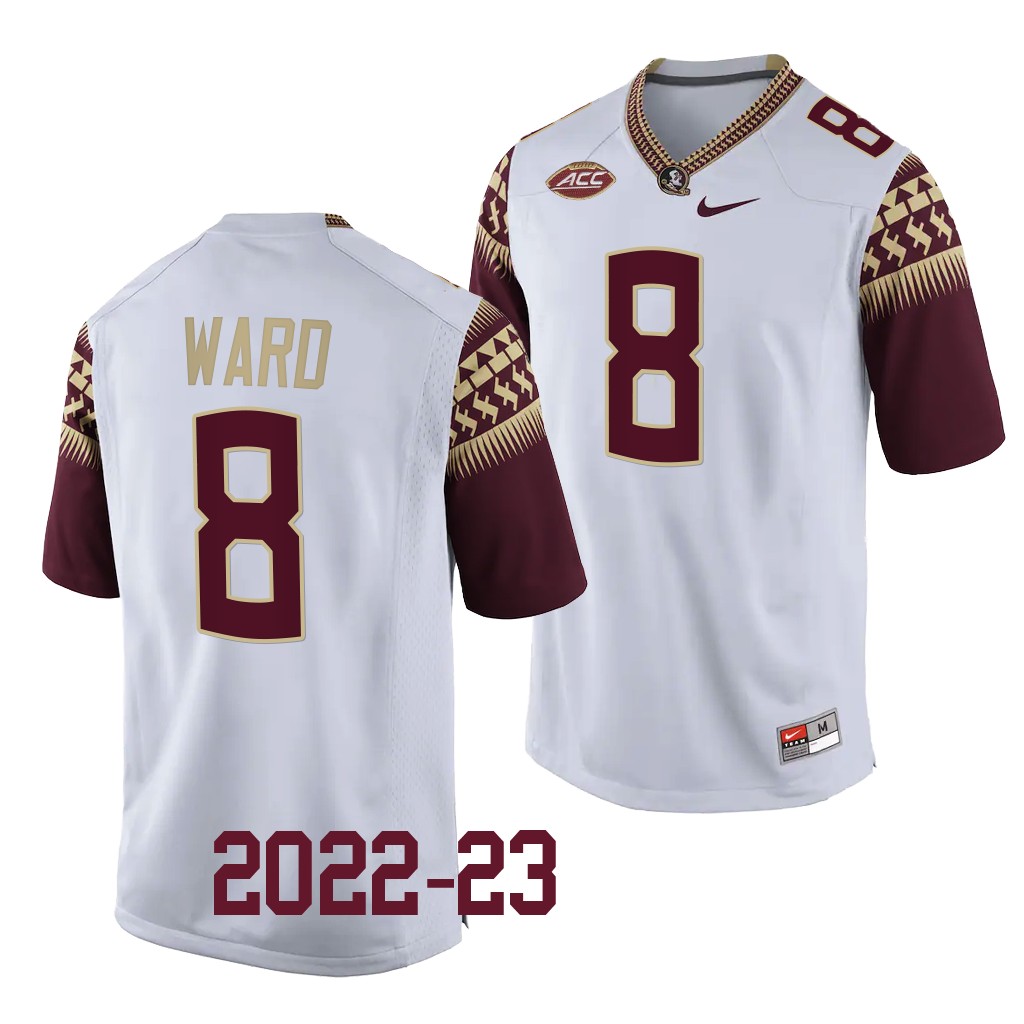 Treshaun Ward Florida State Seminoles College White Men 8 Jersey 2022-23