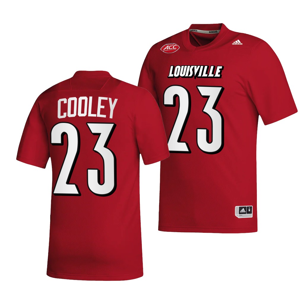 Trevion Cooley Louisville Cardinals #23 Red Jersey 2022-23 College Men's NIL Uniform