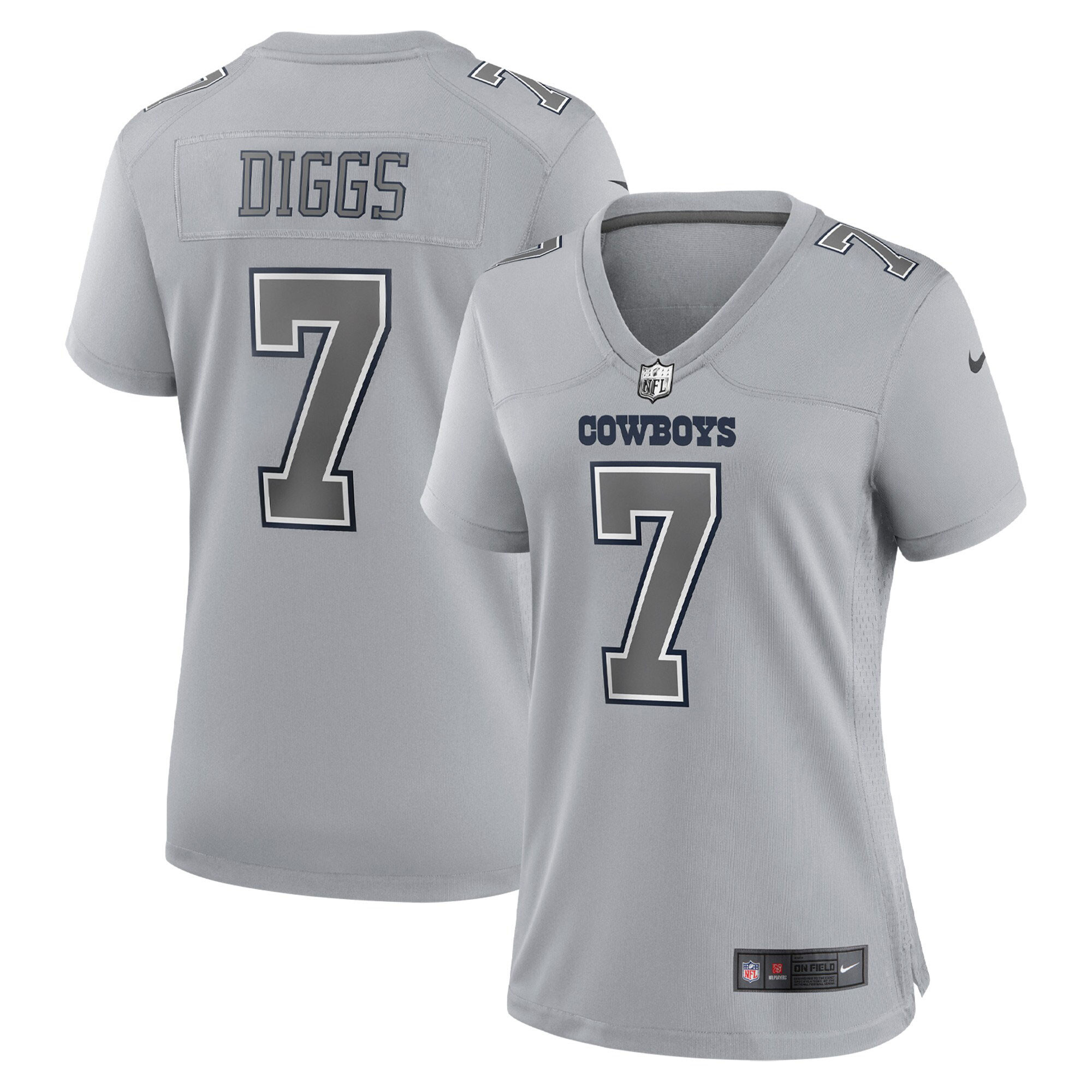 Trevon Diggs Dallas Cowboys Atmosphere Fashion Game - Gray Jersey - All Stitched 