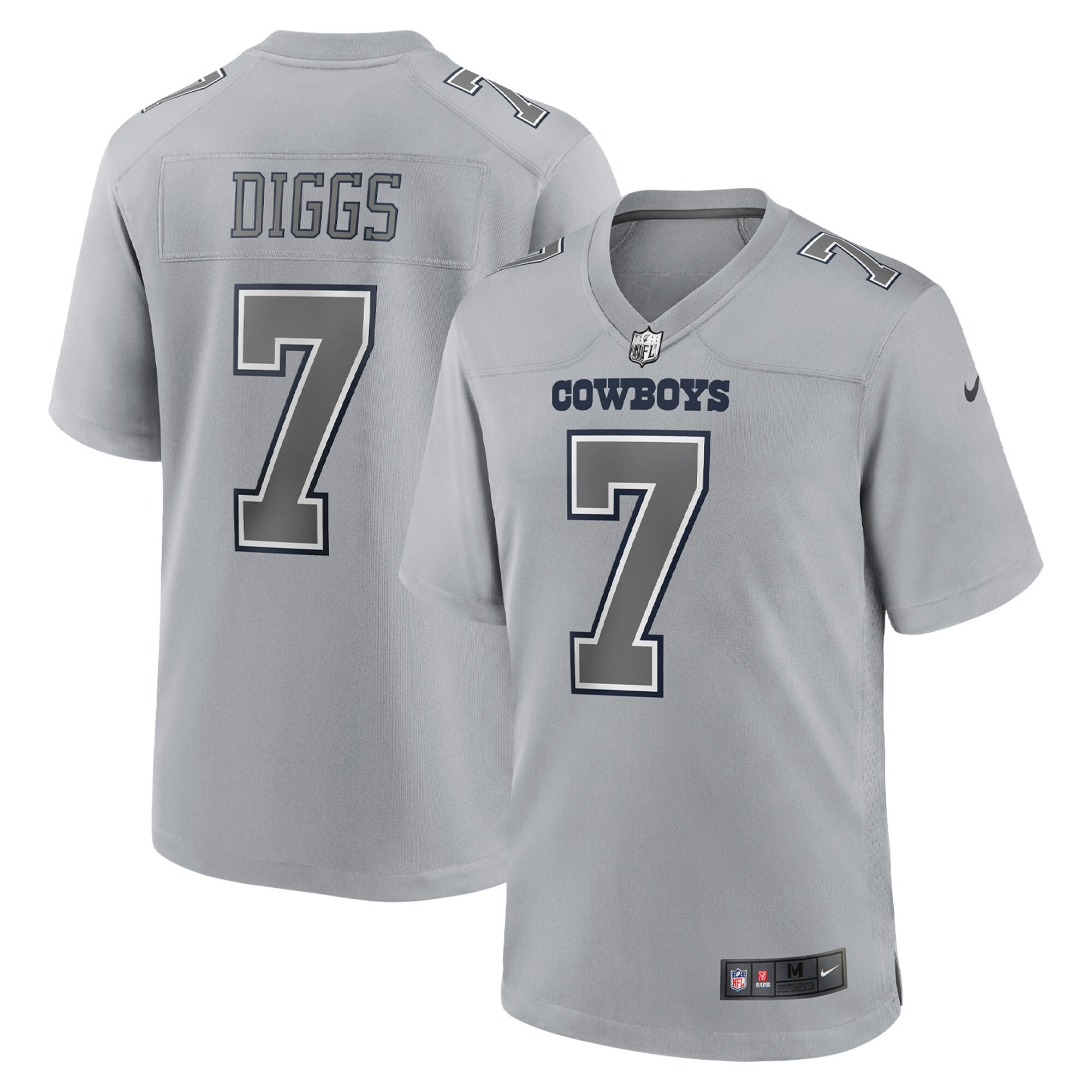 Trevon Diggs Dallas Cowboys Atmosphere Fashion Game - Gray Jersey - All Stitched 