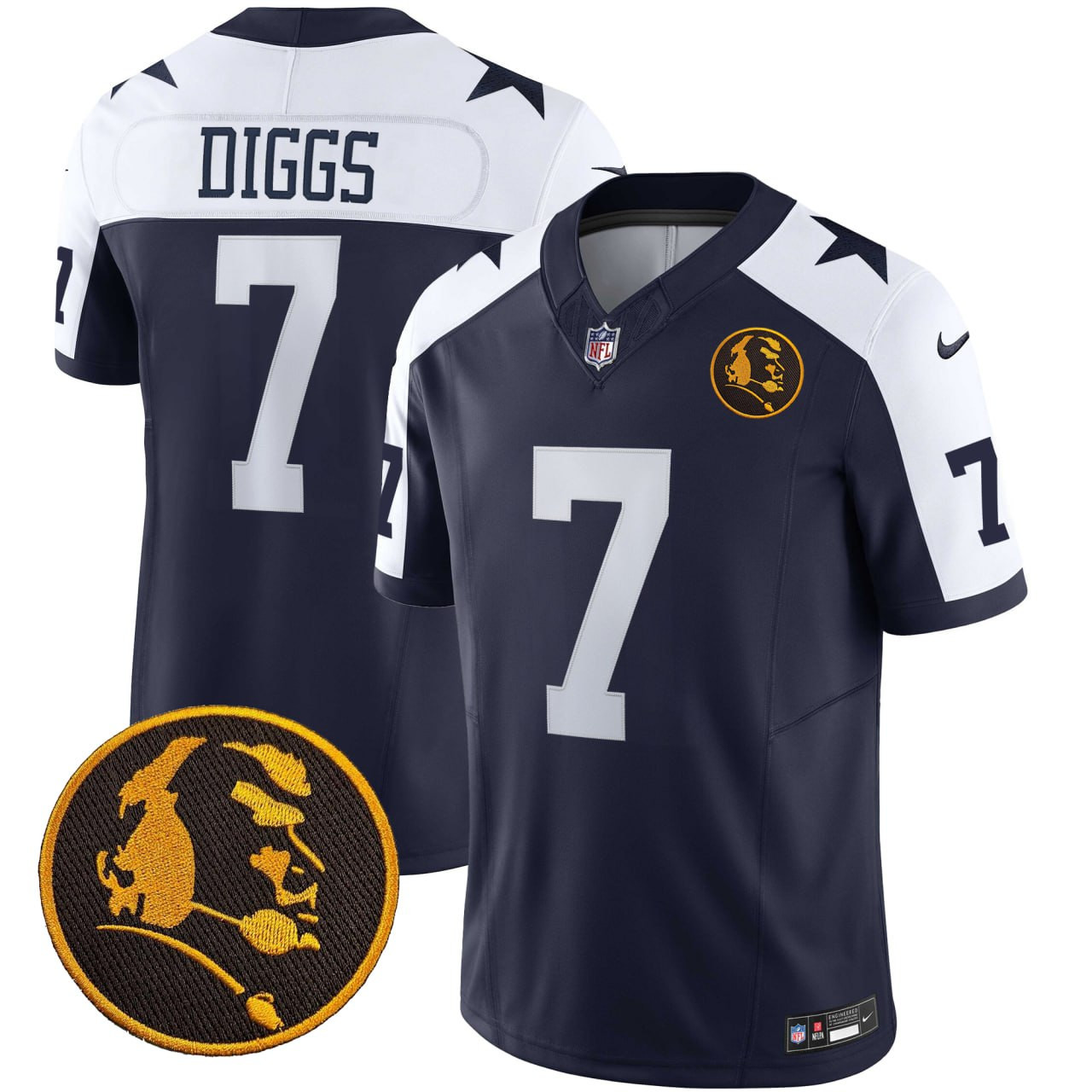 Trevon Diggs Dallas Cowboys John Madden Patch Jersey - All Stitched 