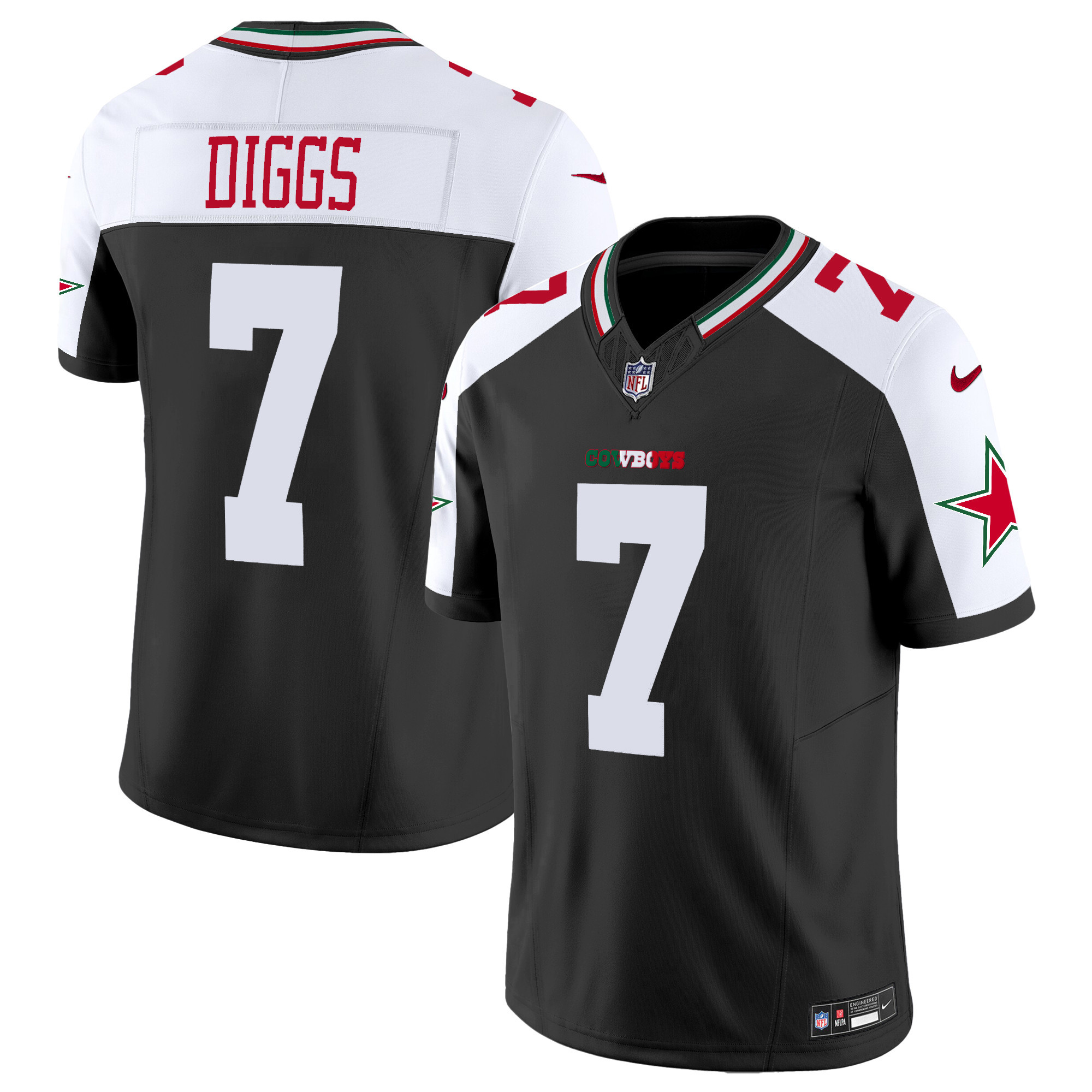 Trevon Diggs Men's Dallas Cowboys Mexico Vapor Limited Alternate Jersey - All Stitched 