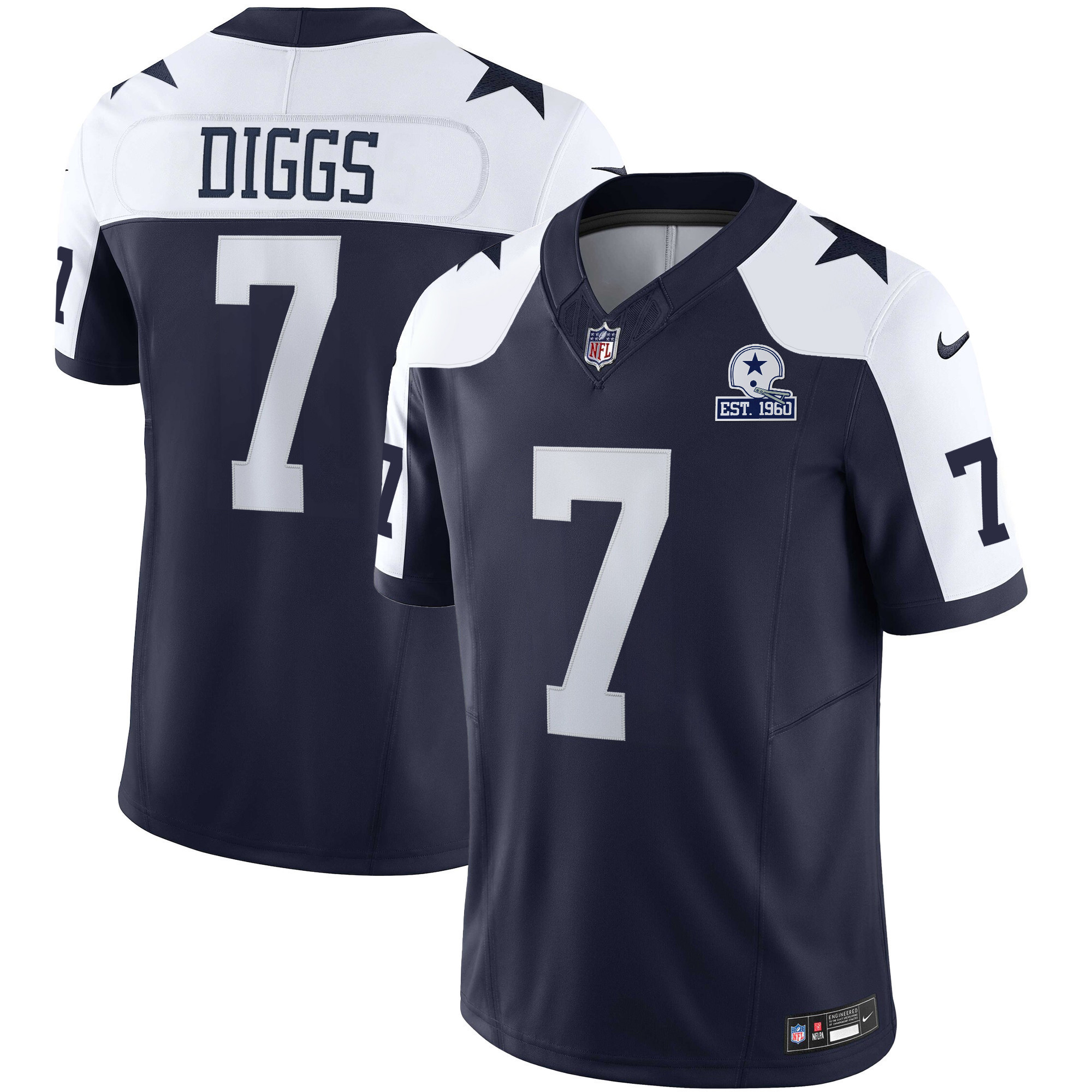 Trevon Diggs Men's Dallas Cowboys Throwback Limited Vapor 2004 Jersey - All Stitched 