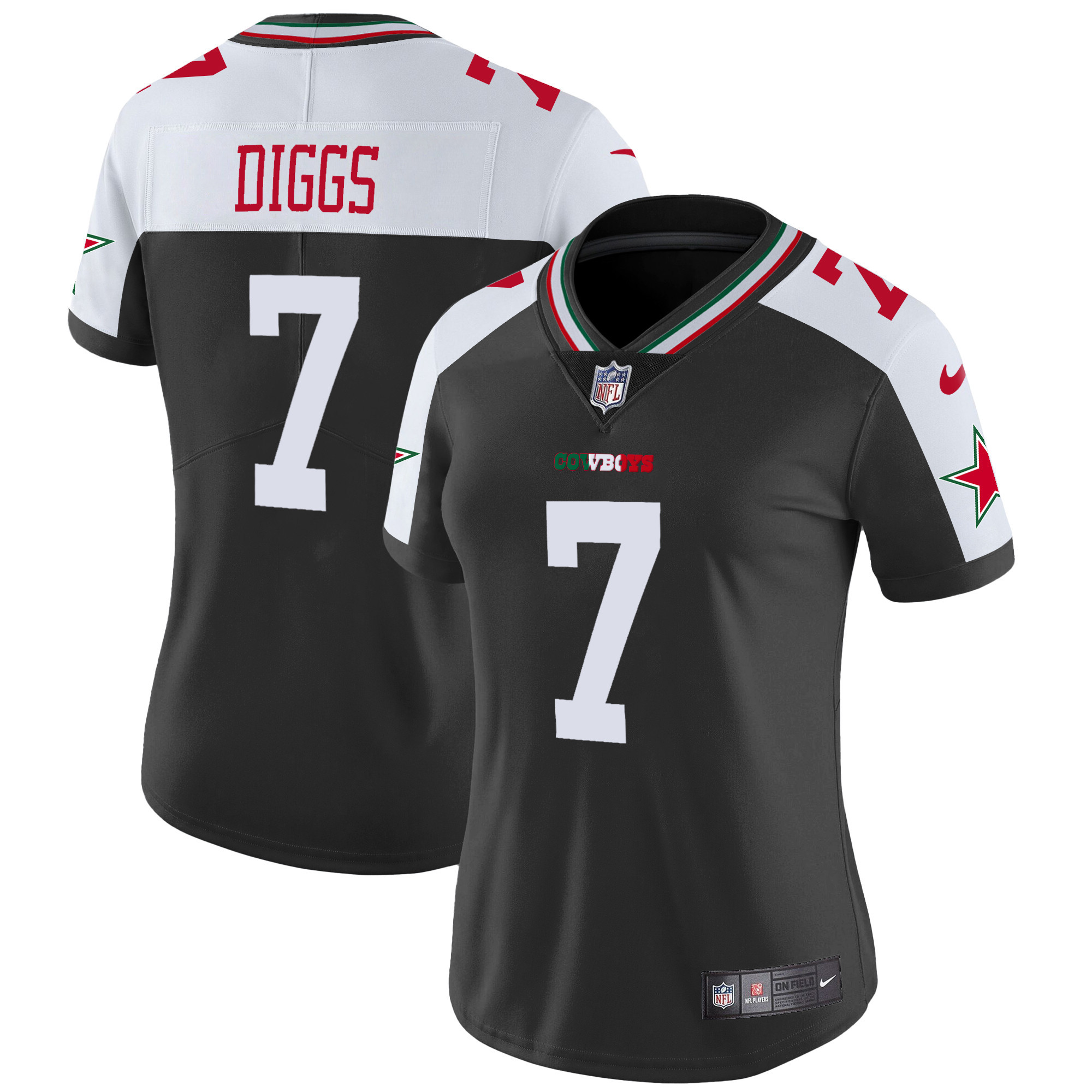 Trevon Diggs Women's Dallas Cowboys Mexico Vapor Limited Alternate Jersey - All Stitched 