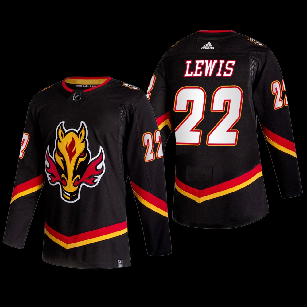 Trevor Lewis #22 Calgary Flames Alternate 2022-23 Black Jersey
