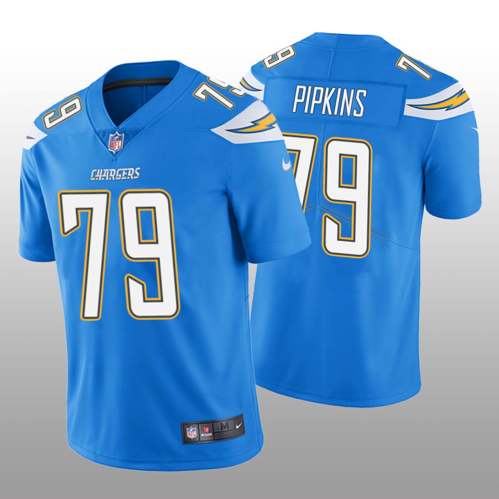 Trey Pipkins Los Angeles Chargers Light Blue NFL Draft Vapor Limited Jersey