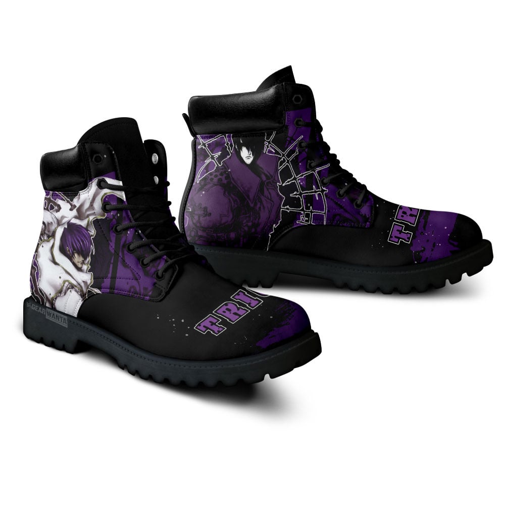 Trigun Legato Bluesummers Boots Anime Custom Shoes