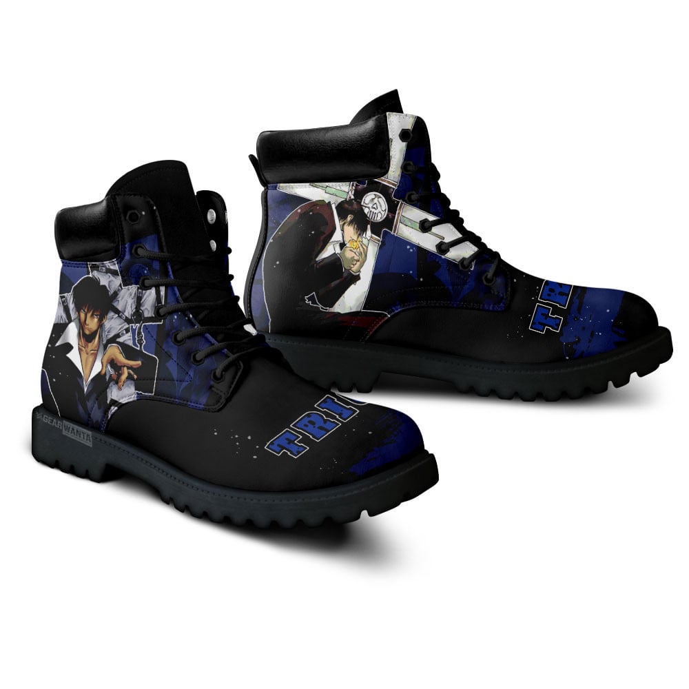 Trigun Nicholas D. Wolfwood Boots Anime Custom Shoes