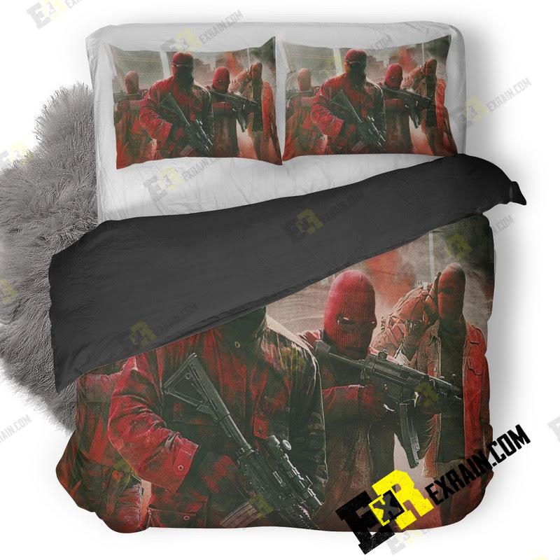 Triple 3D Customized Duvet Cover Bedding Set