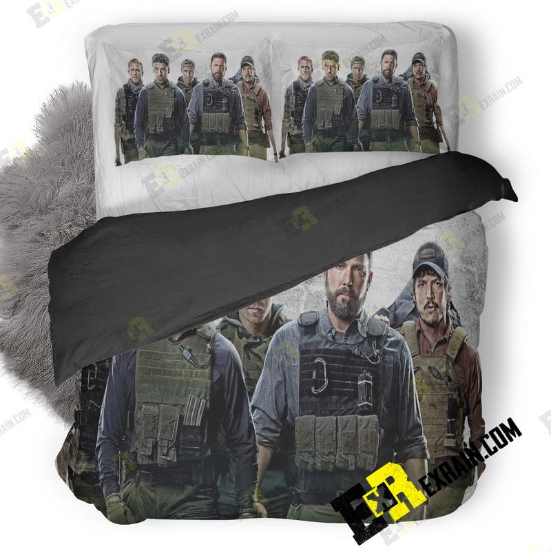 Triple Frontier Movie Poster Su 3D Customized Duvet Cover Bedding Set