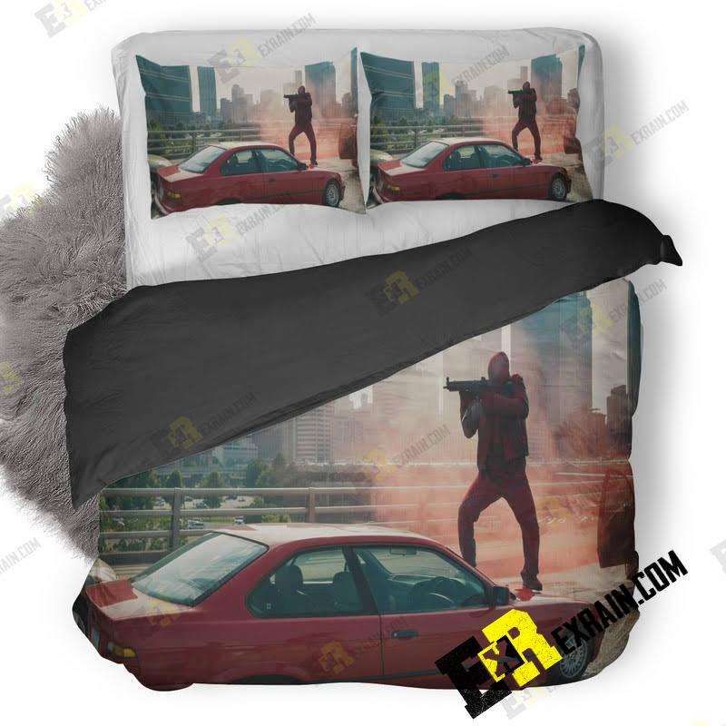 Triple Movie New Wide 3D Customized Duvet Cover Bedding Set