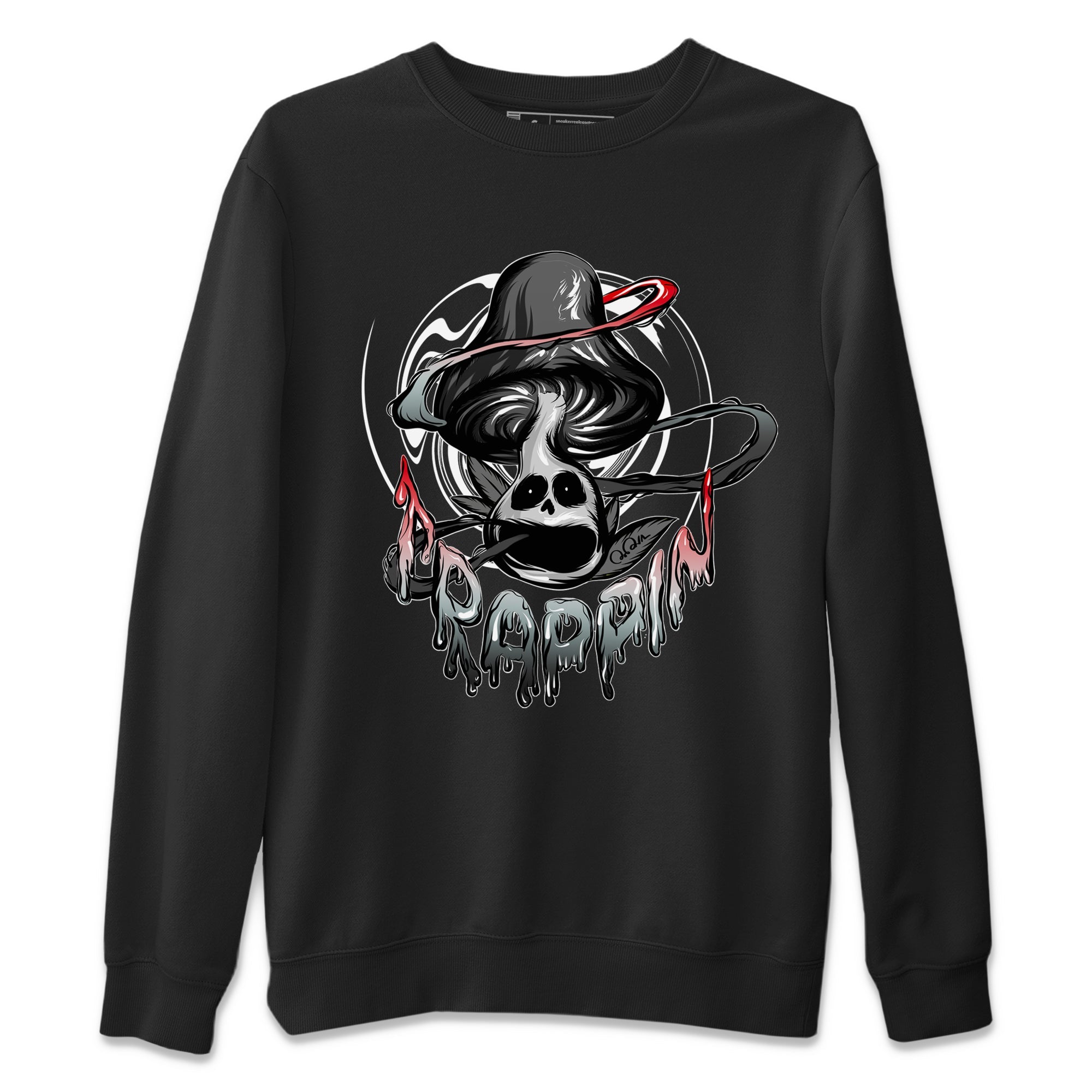 Trippin Mushroom Unisex Sweater – Air Jordan 13 Black Flint, Sneakers Matching Sweater