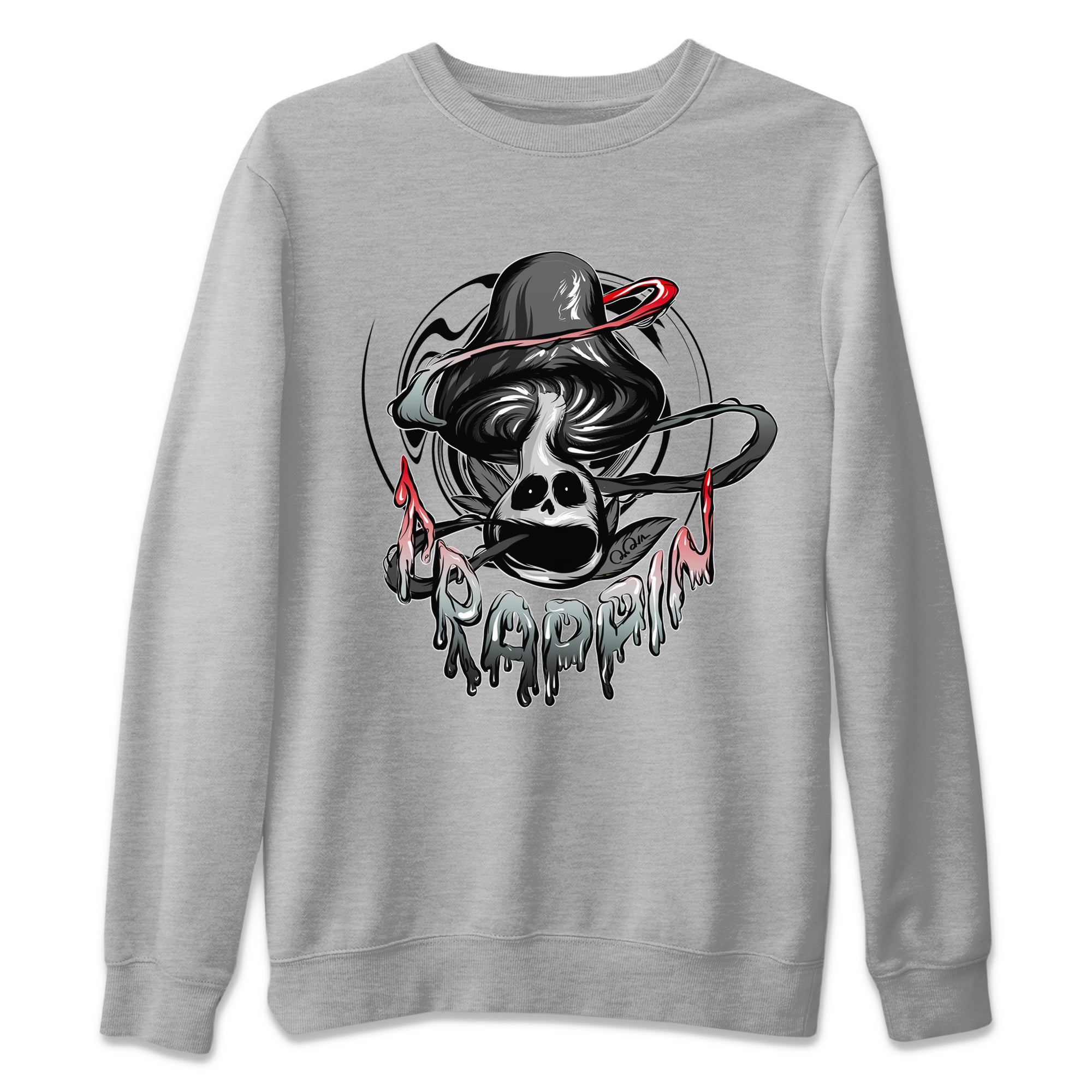 Trippin Mushroom Unisex Sweater – Air Jordan 13 Black Flint, Sneakers Matching Sweater
