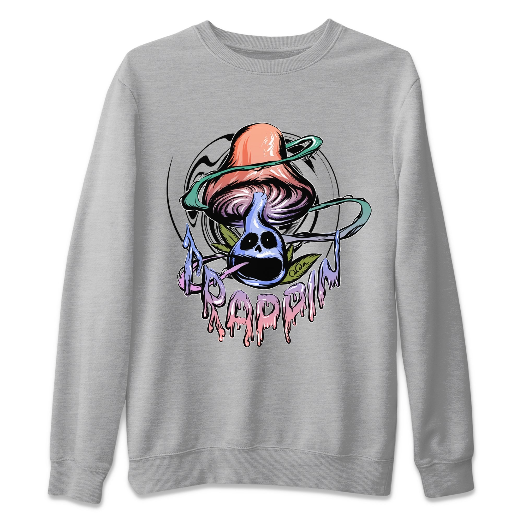 Trippin Mushroom Unisex Sweater – Air Jordan 1 Skyline, Sneakers Matching Sweater