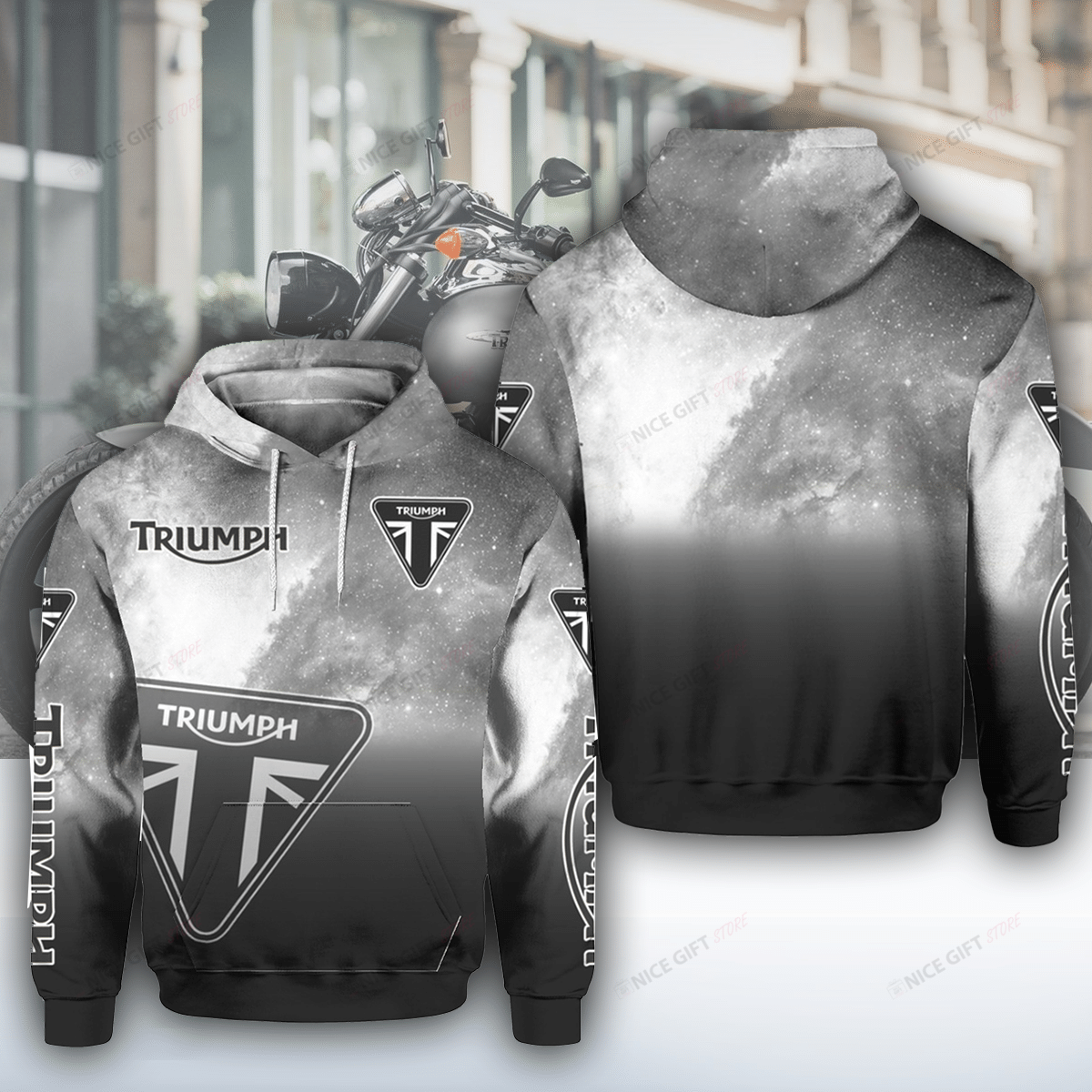 Triumph 3D Hoodie Gift For Fans