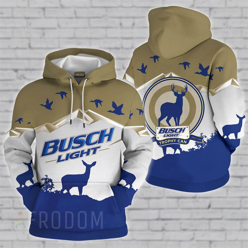 Tropy Can Busch Light Hoodie