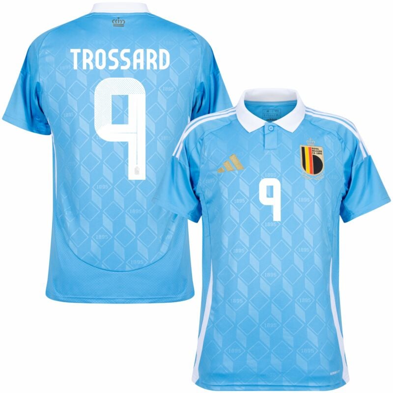 Trossard Men's Belgium 2024 Stadium Away Soccer Jersey
