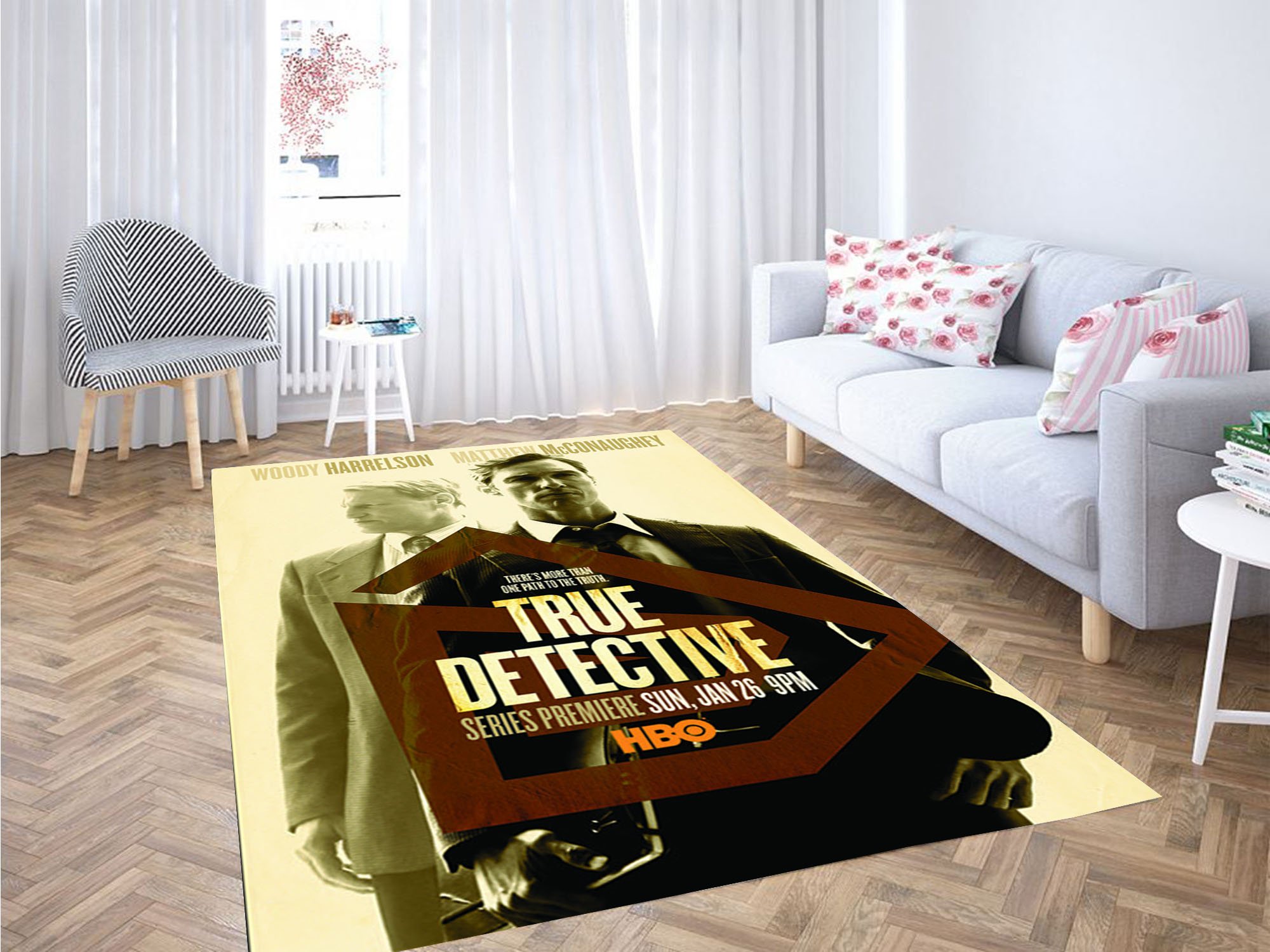 True Detective Carpet Rectangle Rug